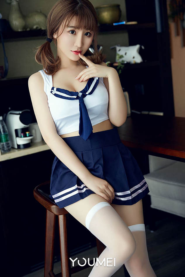 [YouMei尤美] NO.066 学妹の情窦初开 绯月樱-Cherry